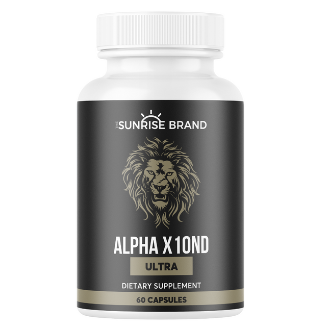 Alpha X10ND Ultra Pills - For Male Vitality 60 Capsules