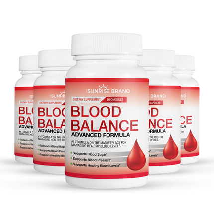 Blood Balance Advanced Formula - 5 Bottles 300 Capsules