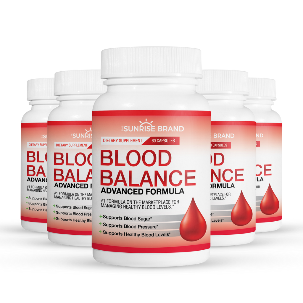 Blood Balance Advanced Formula - 5 Bottles 300 Capsules