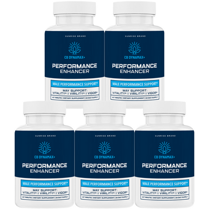 CB Dynamax+ Male Health Pills for Lasting Performance and Endurance - 5 Pack