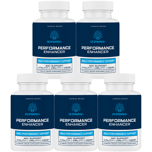 CB Dynamax+ Male Health Pills for Lasting Performance and Endurance - 5 Pack