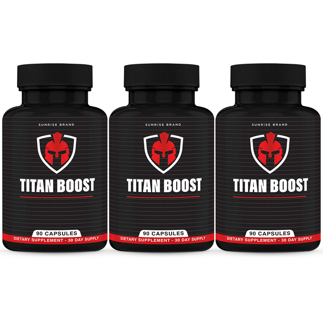 Titan Boost For Men, Titan Boost Pills, TitanBoost Male Performance Big D -3Pack