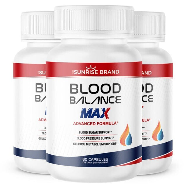 Blood Balance Max -Total Blood Sugar Optimizer -180 capsules - 3 pack