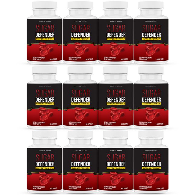 Sugar Defender Pills to Support Healthy Blood Sugar Levels - 12 Pack