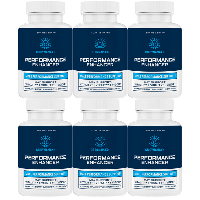 CB Dynamax+ Male Health Pills for Lasting Performance and Endurance - 6 Pack