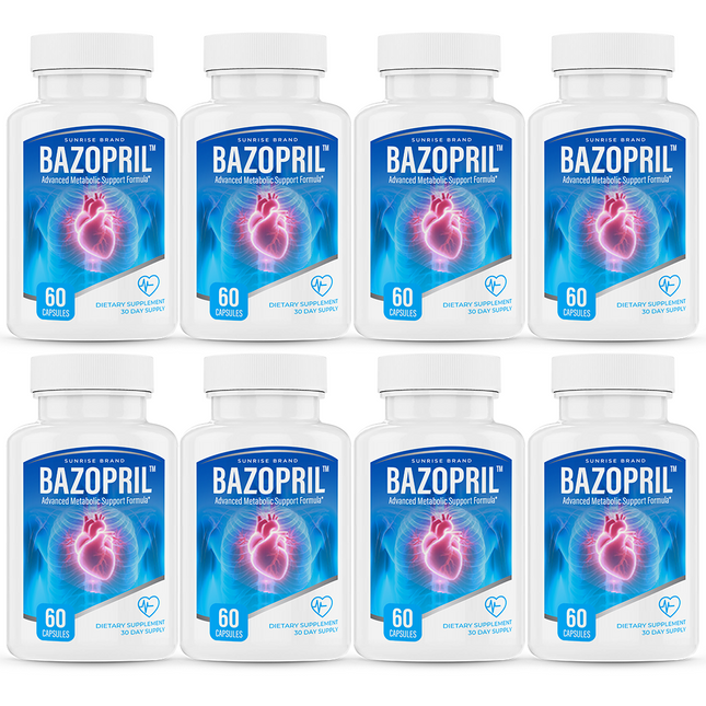 Bazopril Advanced Metabolic Pills to Support Healthy Blood Sugar Levels - 8 Pack