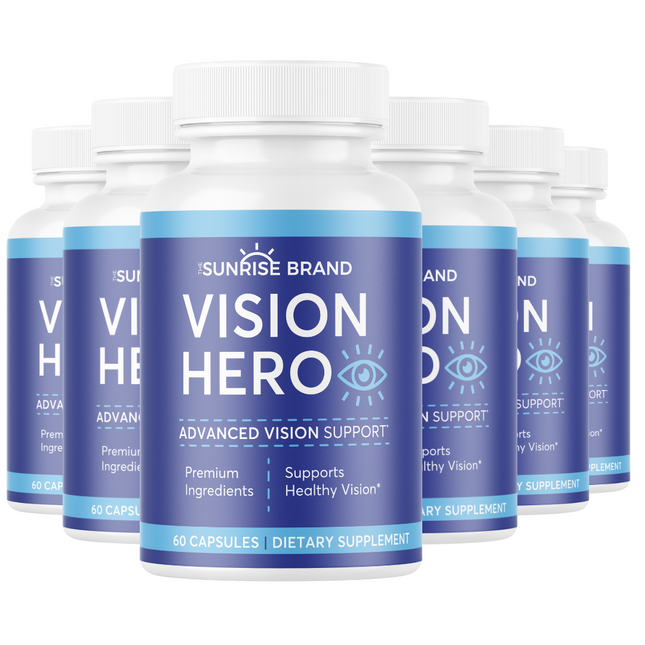 Vision Hero Advanced Vision Support 6 Bottles 360 Capsules