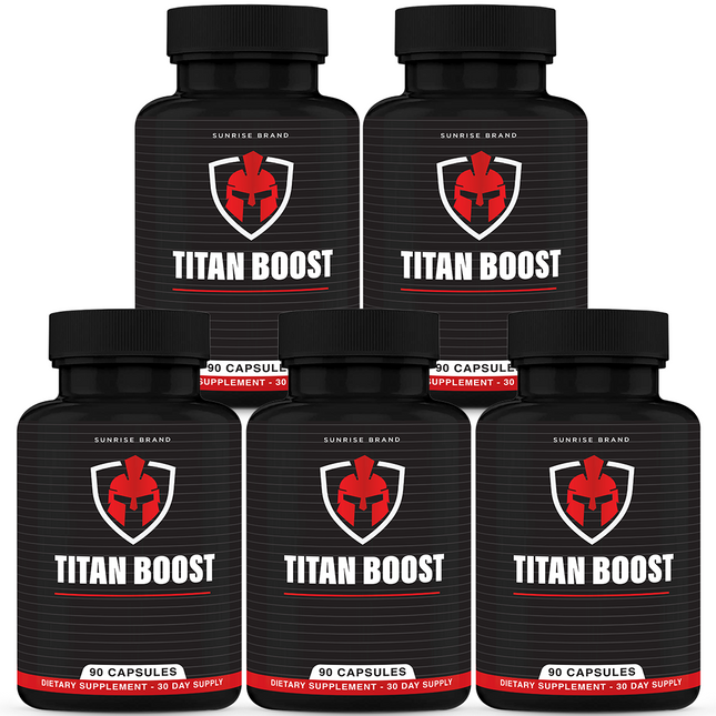 Titan Boost For Men, Titan Boost Pills, TitanBoost Male Performance Big D -5Pack