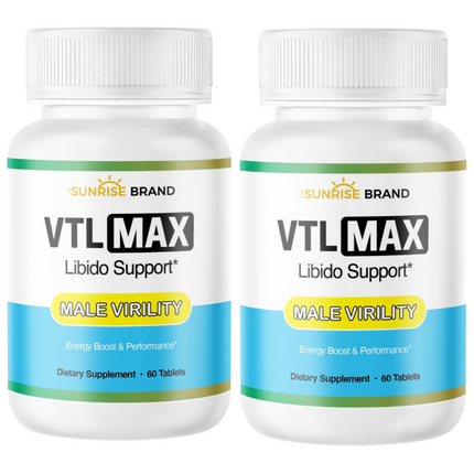 VLT Max Advanced Male Virility Vigor Strength Enhancement 120 capsules - 2 pack