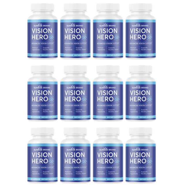 Vision Hero Advanced Vision Support 12 Bottles 720 Capsules