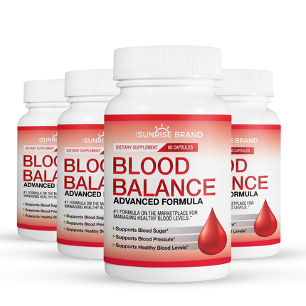 Blood Balance Advanced Formula - 4 Bottles 240 Capsules