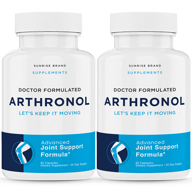 Arthronol Joint Support Pills to Reduce Inflammation & Joint Aches - 2 Pack