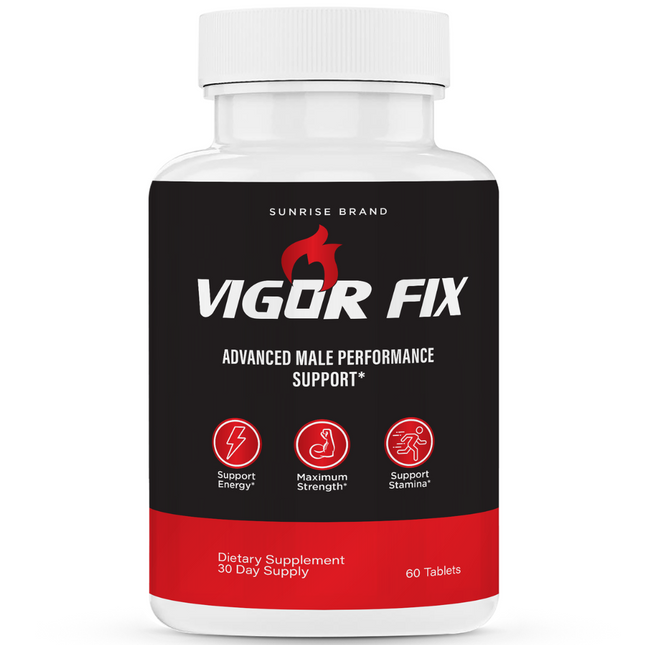 Vigor Fix Male Health Pills to Enhance Masculine Vitality and Libido 60 Tablets