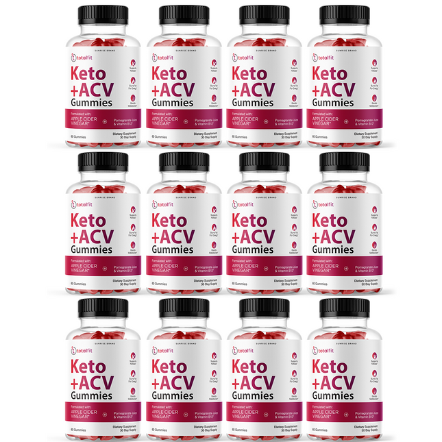 Totalfit Keto ACV Gummies Weight Loss - 12 Pack