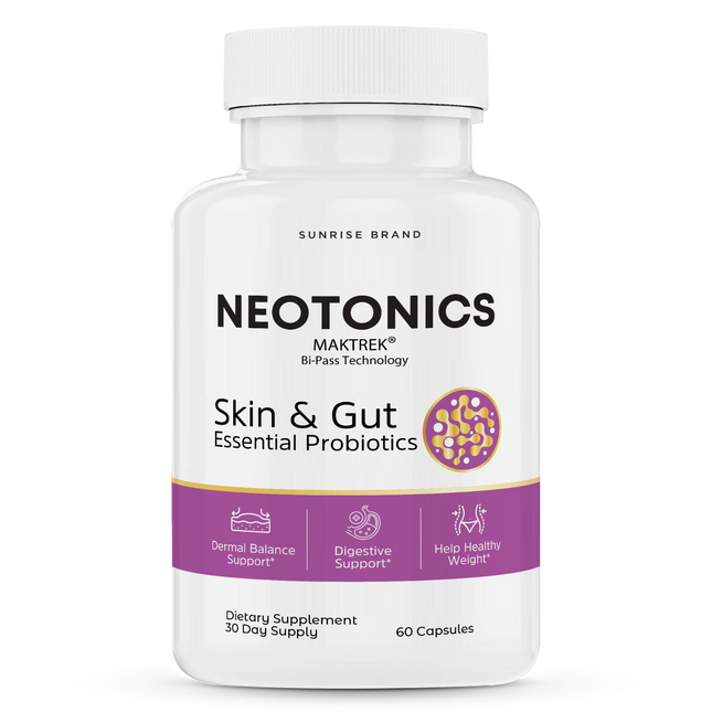 Neotonics, Neotonics Skin & Gut, Neotonics Probiotics - 60 Capsules