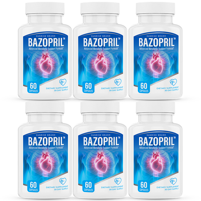 Bazopril Advanced Metabolic Pills to Support Healthy Blood Sugar Levels - 6 Pack