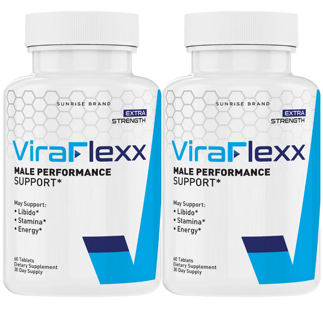 ViraFlexx Capsules, Vira Flexx Men Dietary Supplement Pills - 2 Pack