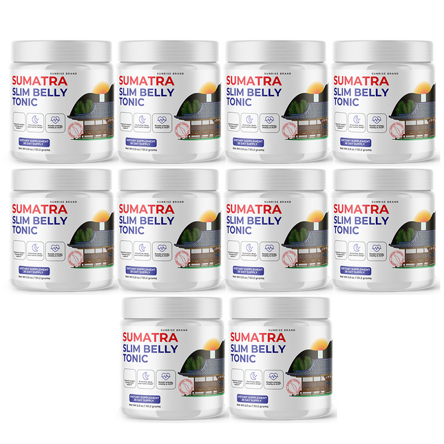 Sumatra Slim Belly Tonic Powder - Official Formula (10 Pack) Support Weight Loss