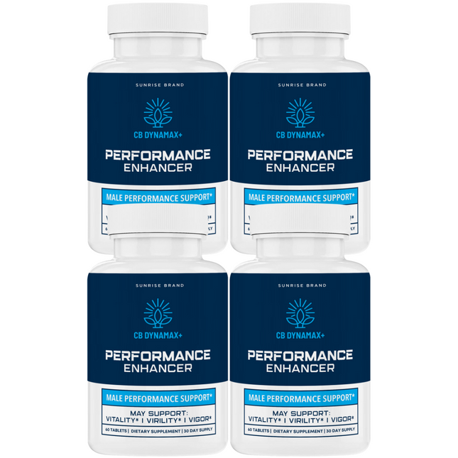 CB Dynamax+ Male Health Pills for Lasting Performance and Endurance - 4 Pack