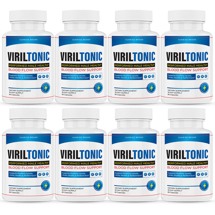 Viriltonic for Male, Viril Tonic Advanced Formula Men Support - 8 Pack