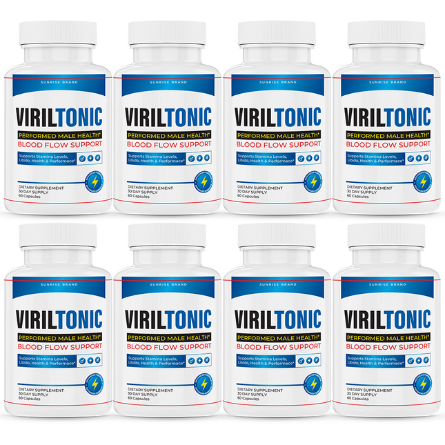 Viriltonic for Male, Viril Tonic Advanced Formula Men Support - 8 Pack