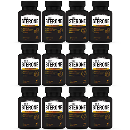 True Sterone Male Health Pills to Boost T-Levels and Performance 12 Packs