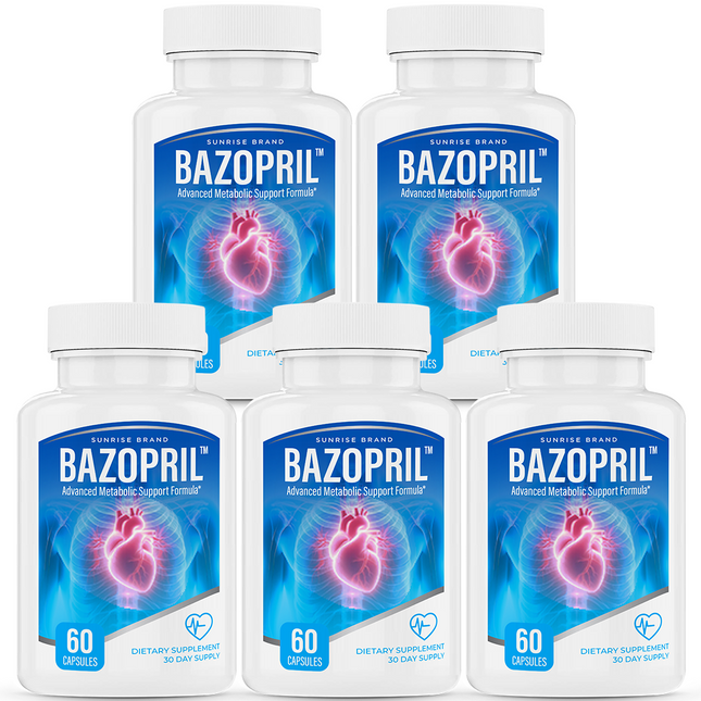 Bazopril Advanced Metabolic Pills to Support Healthy Blood Sugar Levels - 5 Pack