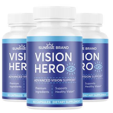 Vision Hero Advanced Vision Support 3 Bottles 180 Capsules