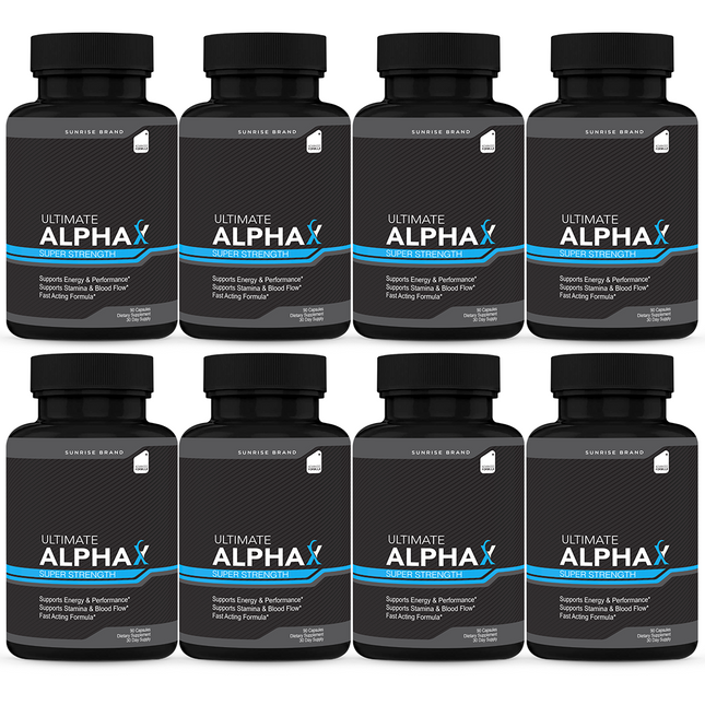 ( 8 pack) Ultimate Alpha X Male Health Pills to Boost Stamina and Energy Levels