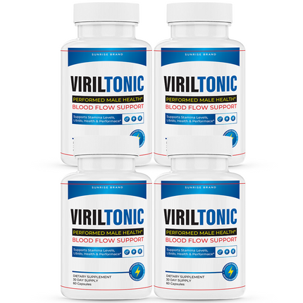 Viriltonic for Male, Viril Tonic Advanced Formula Men Support - 4 Pack