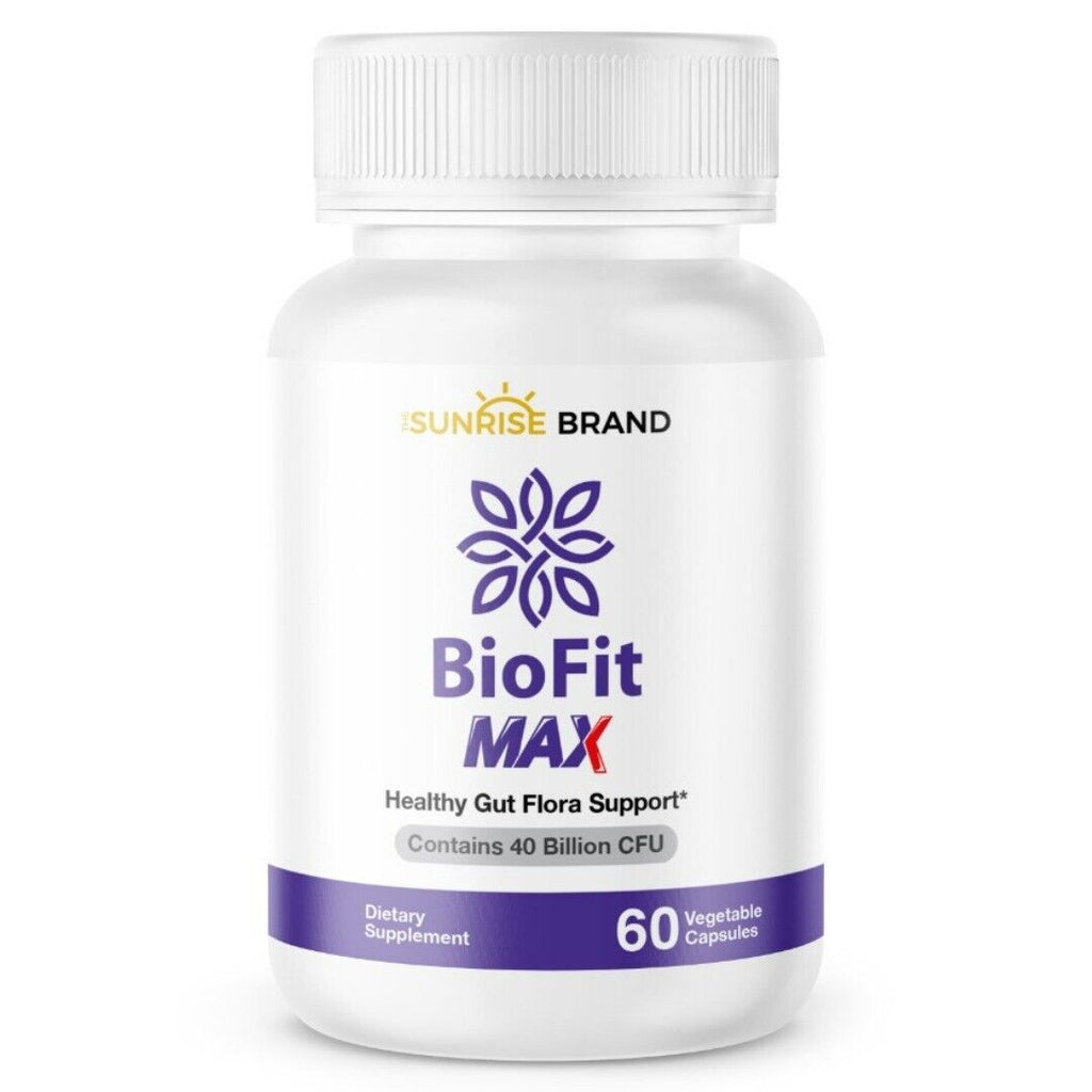 Bio Fit Max - Healthy Gut Flora Probiotics 40 Billion - 60 capsules