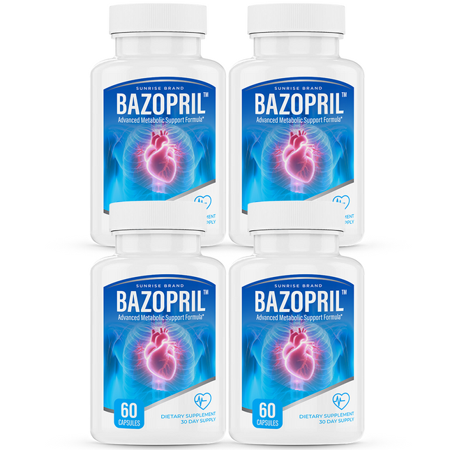 Bazopril Advanced Metabolic Pills to Support Healthy Blood Sugar Levels - 4 Pack