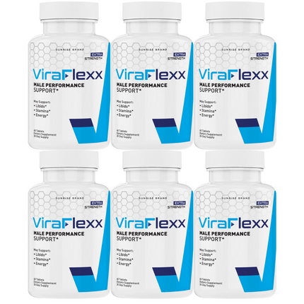 ViraFlexx Capsules, Vira Flexx Men Dietary Supplement Pills - 6 Pack