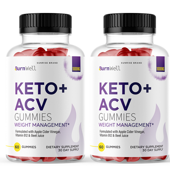 Burnwell Keto ACV Gummies Weight Loss - 2 Pack