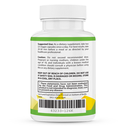 Lipozem Advanced Dietary Pills to Support Weight Loss and Gut Health -  60 Caps