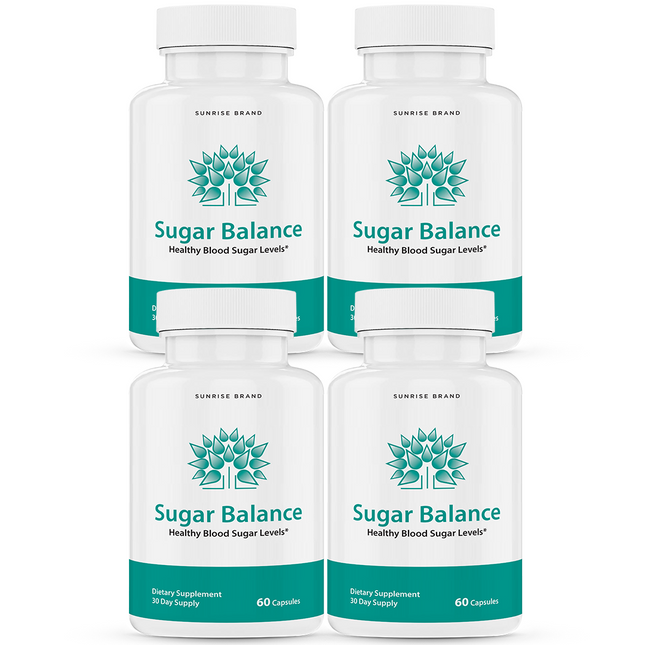 Sugar Balance Capsules, Blood Sugar Balance Blood Sugar Support 4 Packs