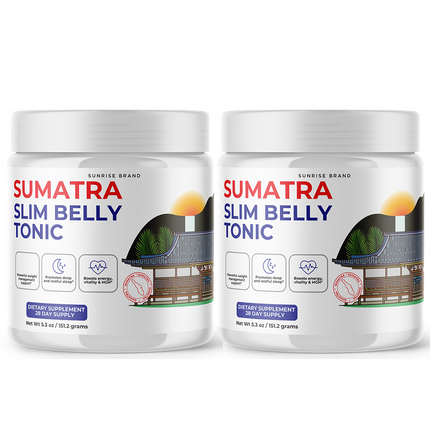 Sumatra Slim Belly Tonic Powder - Official Formula (2 Pack) Support Weight Loss