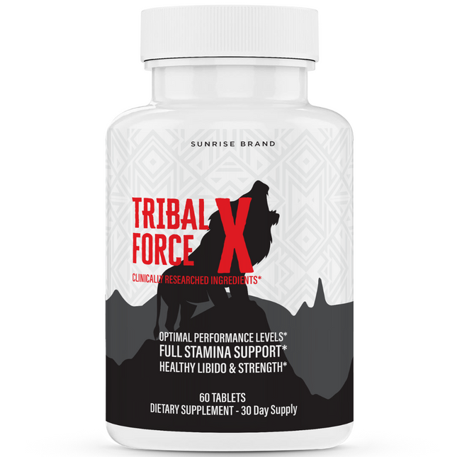 Tribal Force X Supplement for Men to Boost Performance & Male Vitality - 60 Tabs