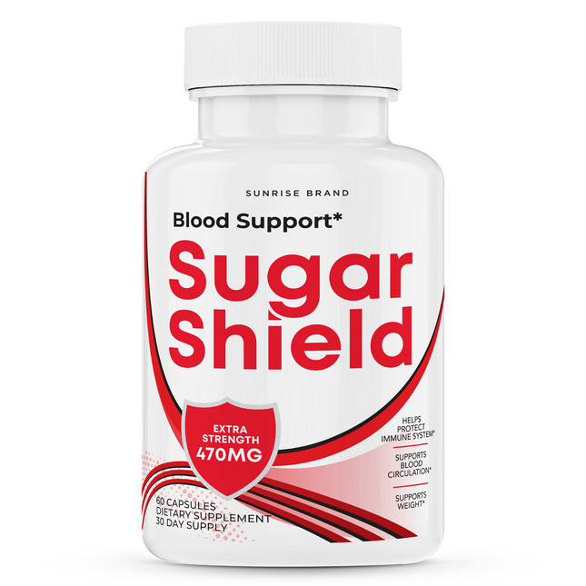 Sugar Shield Blood Support Capsules, Sugar Shield Blood Flow Pills (60 Capsules)