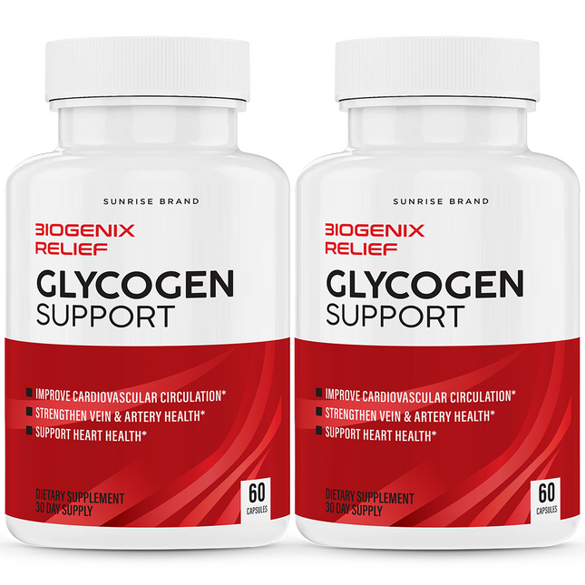 Sweet Relief Glycogen Support - Sweet Relief Blood Vessel Cleaner - 2 Pack