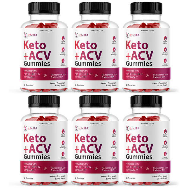 Totalfit Keto ACV Gummies Weight Loss - 6 Pack