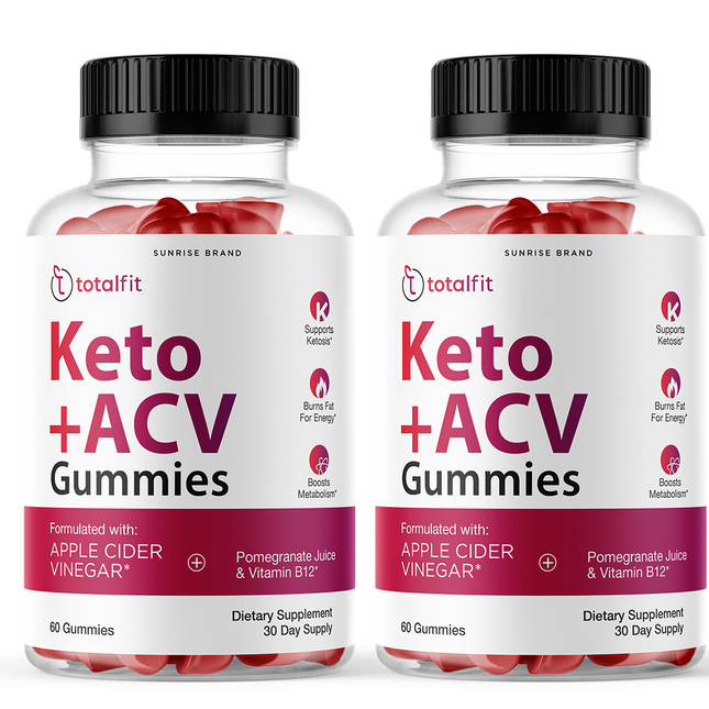 Totalfit Keto ACV Gummies Weight Loss - 2 Pack