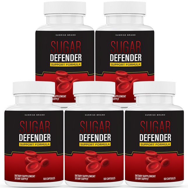 Sugar Defender Pills to Support Healthy Blood Sugar Levels - 5 Pack