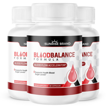 Blood Balance Advanced Formula Cholesterol Blood Sugar Lower Support - 3 pack