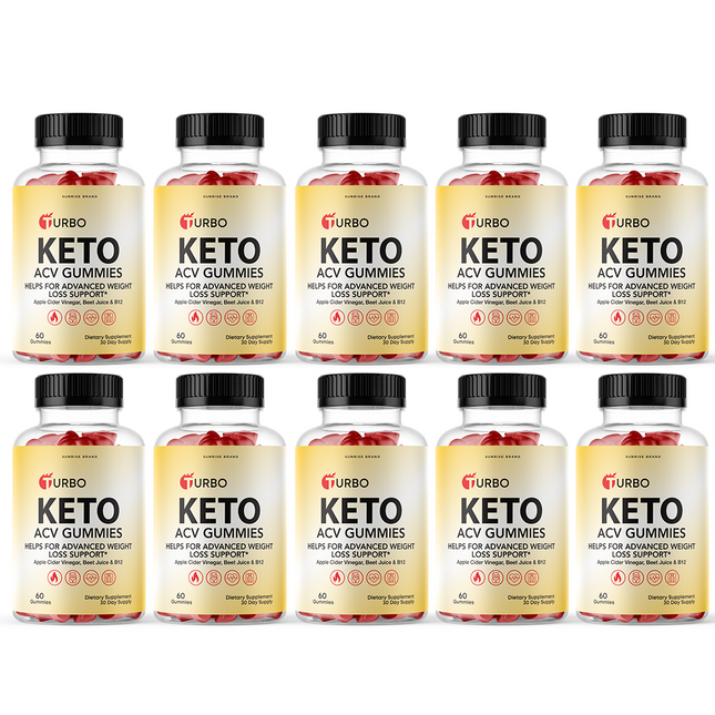 Turbo Keto ACV Gummies Weight Loss - 10 Pack