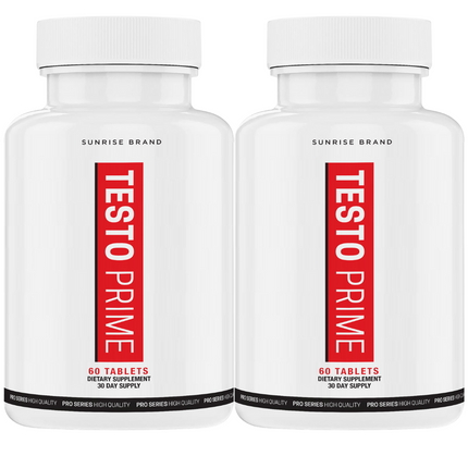 Testo Prime Tablets Extra Strength Formula Supplement - 2 Pack