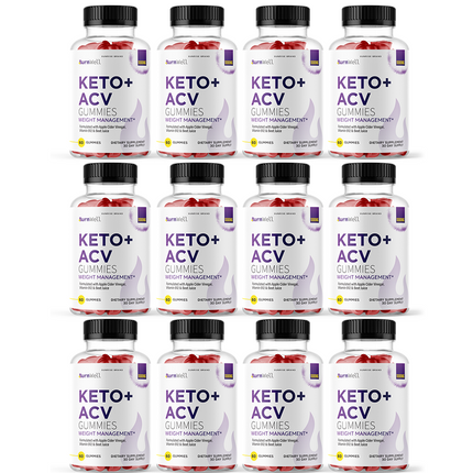 Burnwell Keto ACV Gummies Weight Loss - 12 Pack