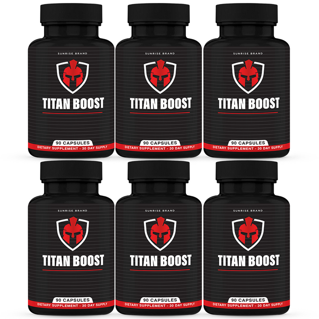 Titan Boost For Men, Titan Boost Pills, TitanBoost Male Performance Big D -6Pack