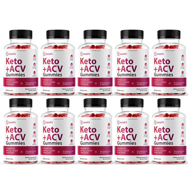 Totalfit Keto ACV Gummies Weight Loss - 10 Pack