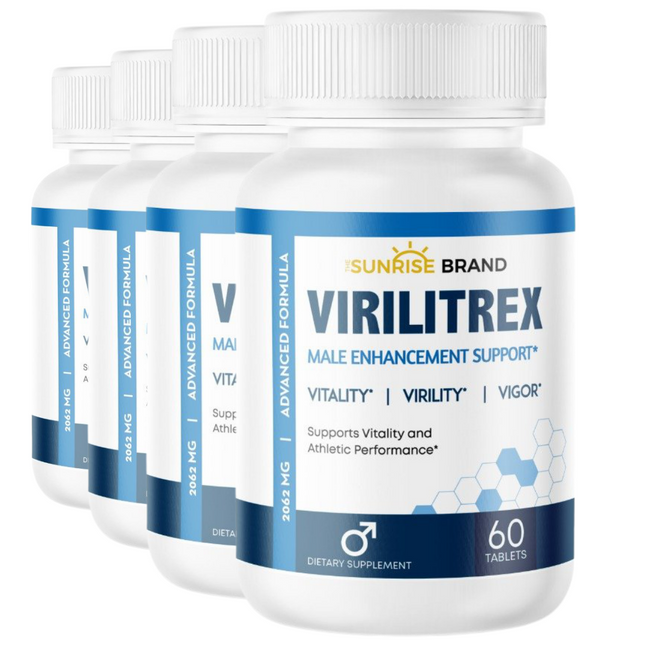 Virilitrex Male Virility Vigor Strength Male Enhancement 240 tablets - 4 pack